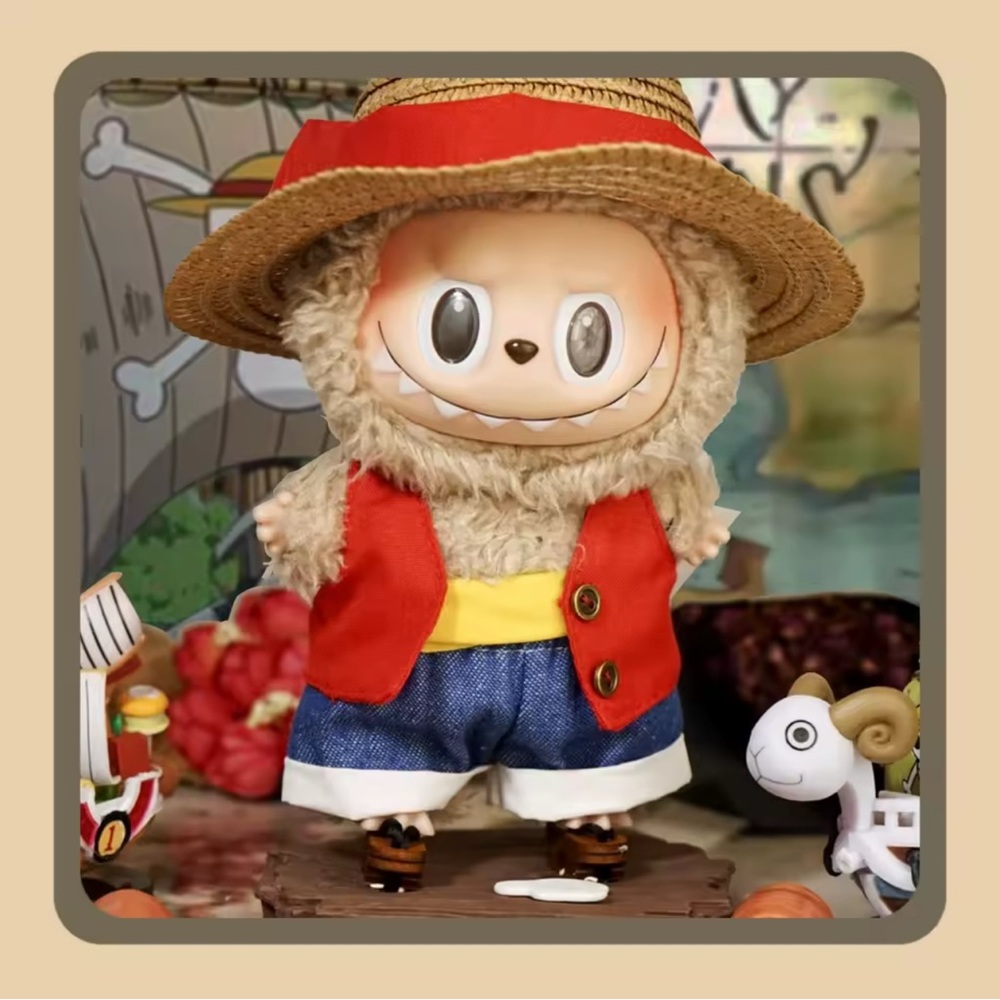 Labubu One Piece - Luffy Outfit Set - Picture 2 of 2